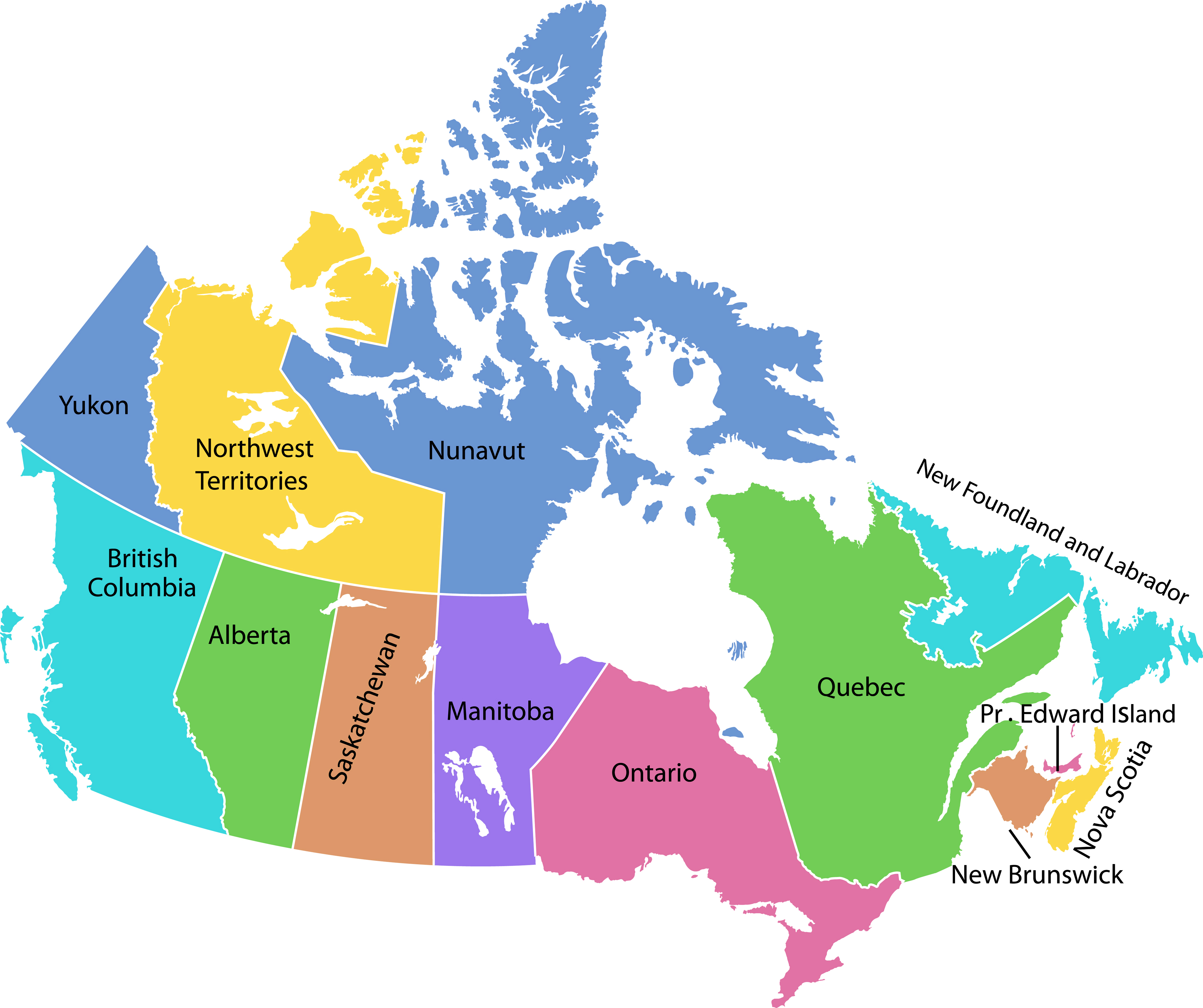 provinces in canada