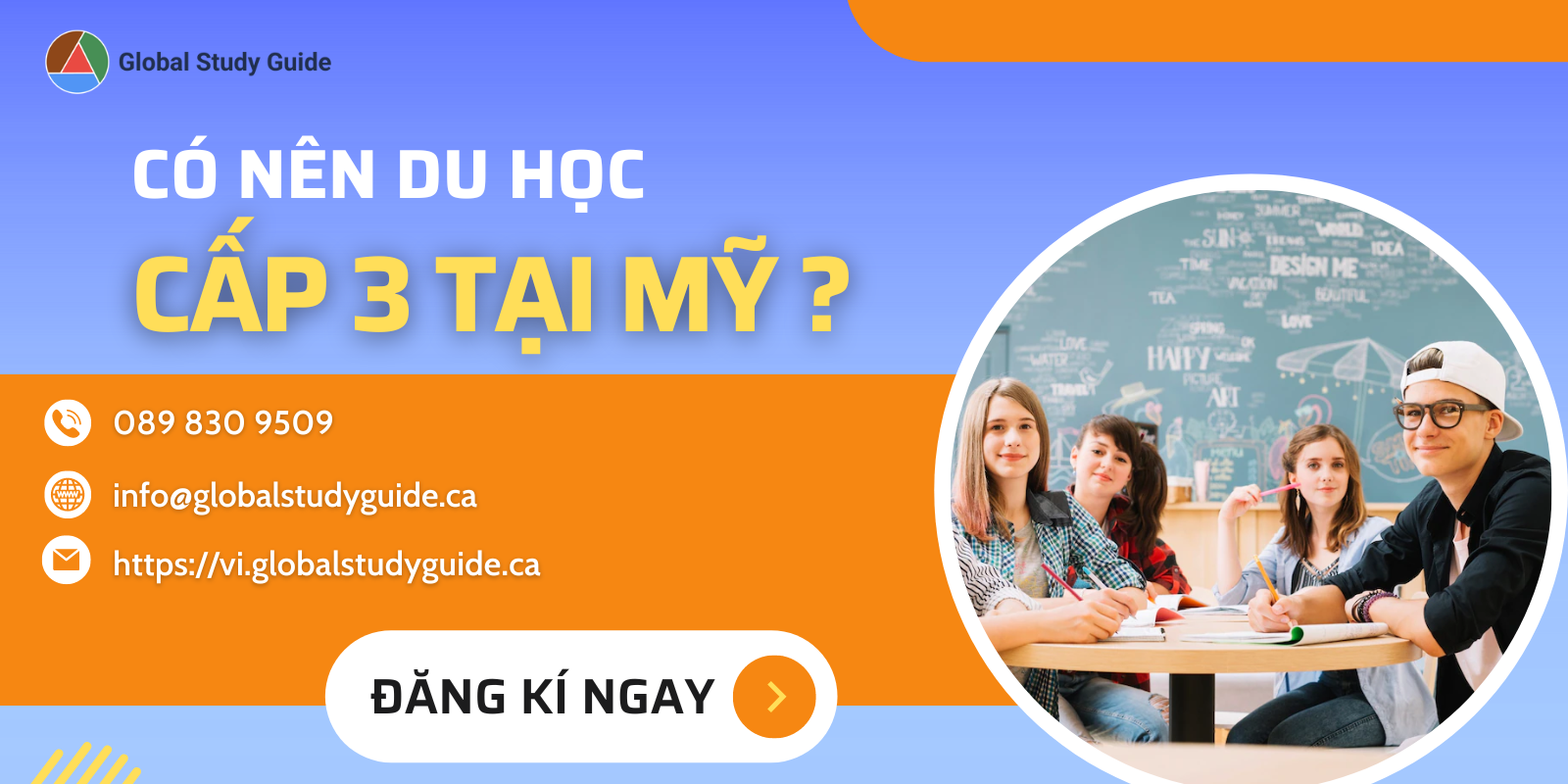 Có nên du học cấp ba tại Mỹ?